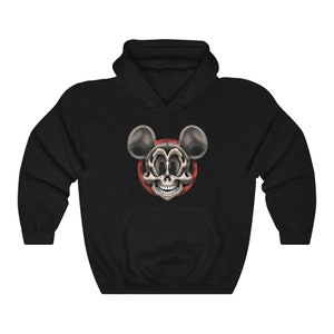 Mickey Mouse Inspired Skull Hoodie