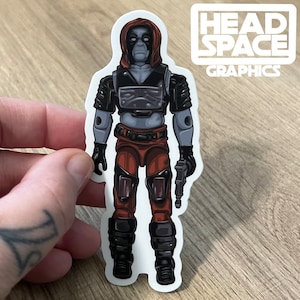 GI Joe Zartan Color Change Action Figure Vinyl Decal