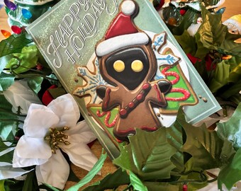 Jawa Cookie Christmas Card | Star Wars Holiday Parody