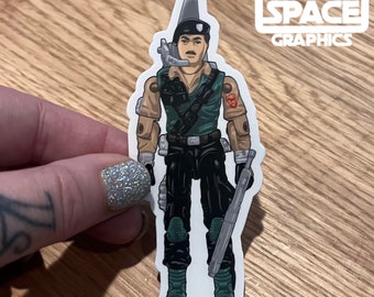 GI Joe Dial Tone Action Figure Vinyl Decal