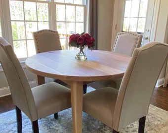White Oak round table/Dining table/round table