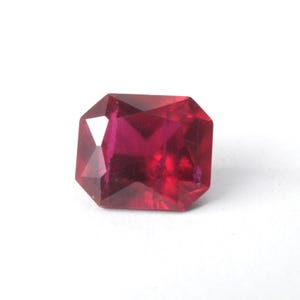 Red unheated Recrystallized Ruby 2.30ct 7.8x6.7x4.3mm