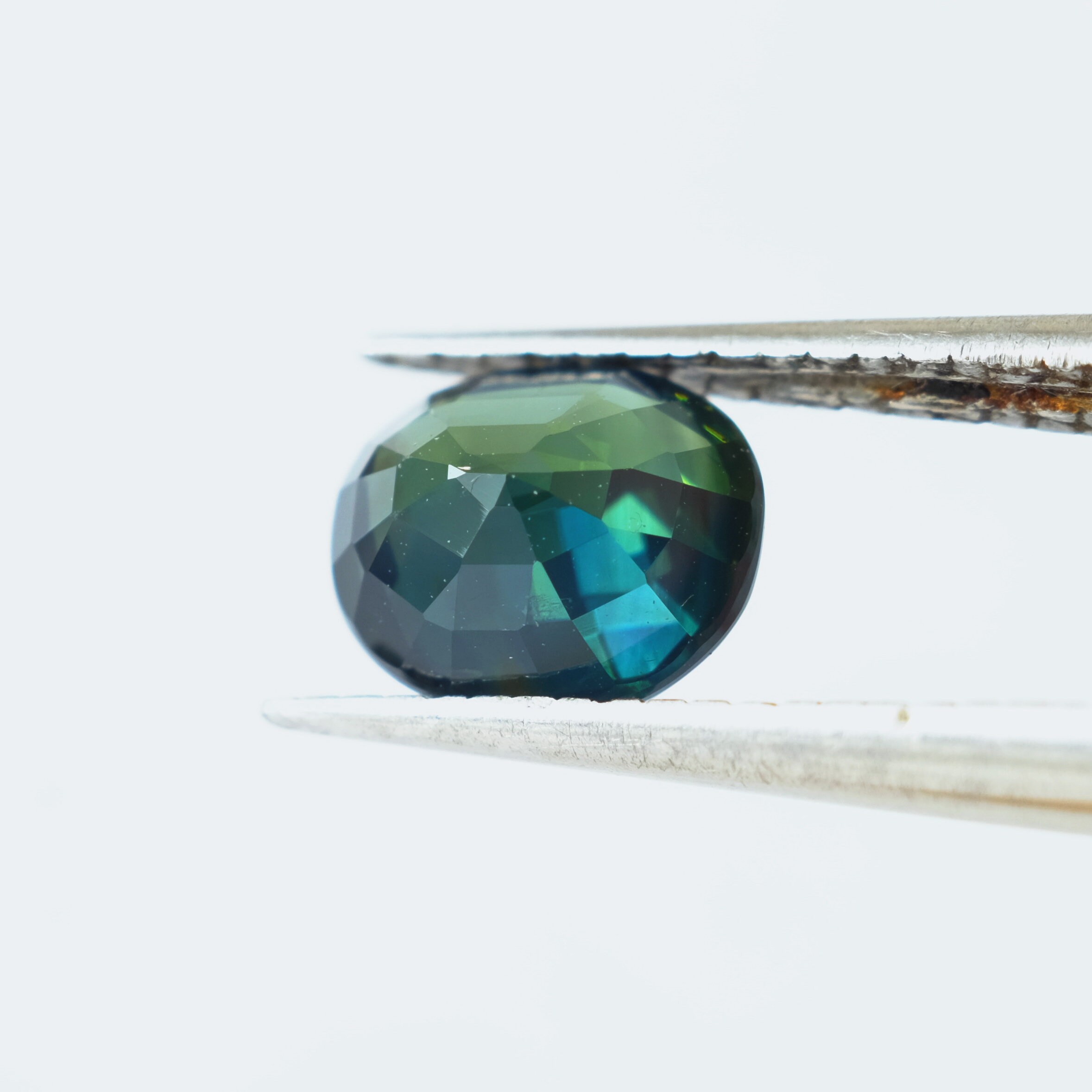 Bluish Green Sapphire Australia 1.46ct 6.8x5.7x3.4mm Loose Etsy