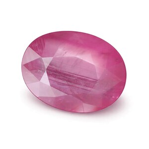 Rubí estrella con asterismo más fuerte, 1,99 ct, 7,7 x 6,2 x 4 mm, piedra preciosa suelta sin tratar y sin calentar