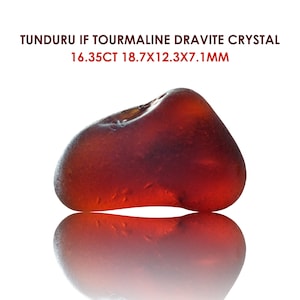 Dravite Tourmaline Tazania 16.35ct 18.7x12.3x7.1mm Rarest gemstone