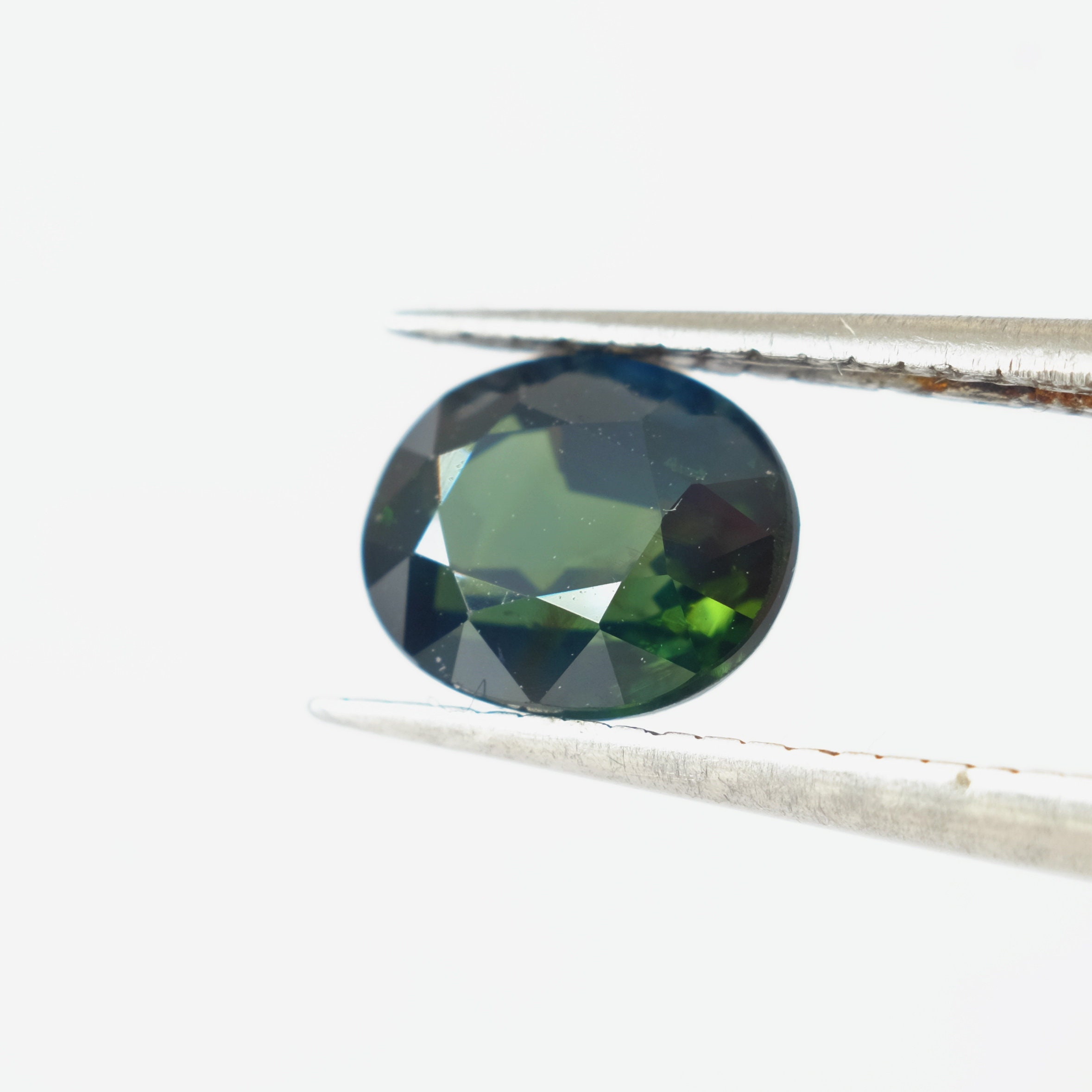 Bluish Green Sapphire Australia 1.46ct 6.8x5.7x3.4mm Loose Etsy