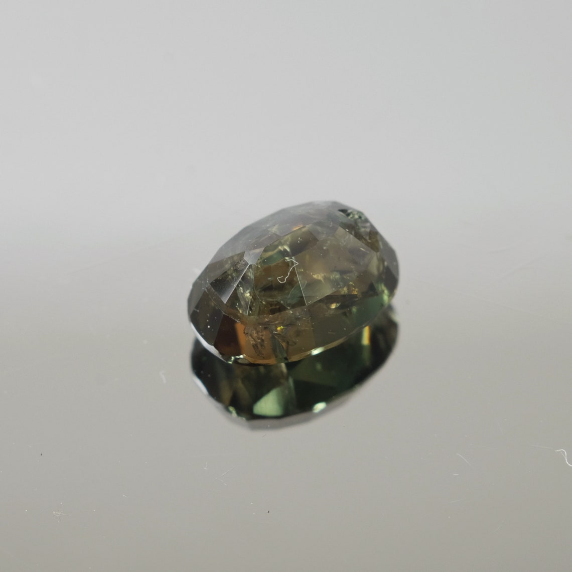 Kornerupine Madagascar 1.36ct 7х5.1х4.3mm Facet Loose Gemstone Etsy