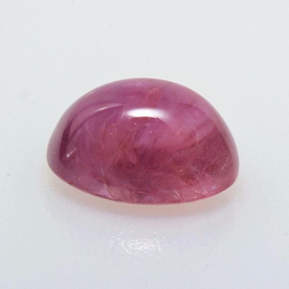 Saphir Rose Pourpre Naturel De Tanzanie - 6x4.3 Mm - 0.82 Carats - Non Chauffé - Rare