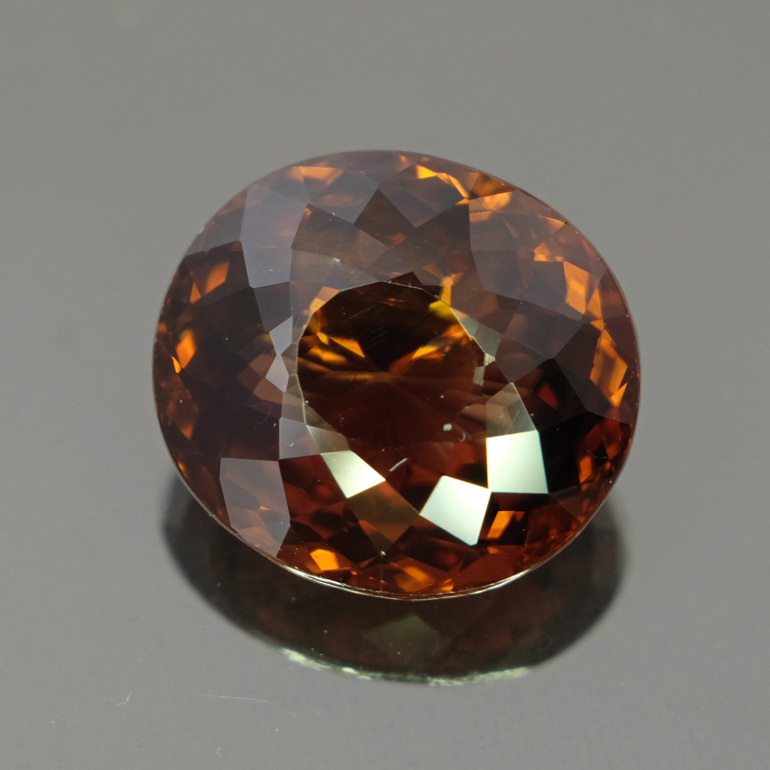 Imperial Zircon Hyacinth IF Perfect cut 5.95ct 10.7x9.6x5.3mm Etsy