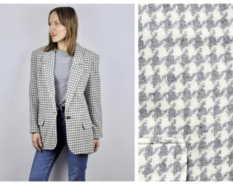 Gray tweed blazer | Etsy Gray tweed blazer | Etsy