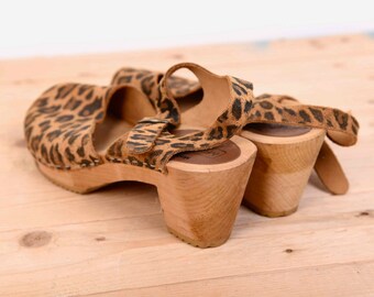 cheetah clogs
