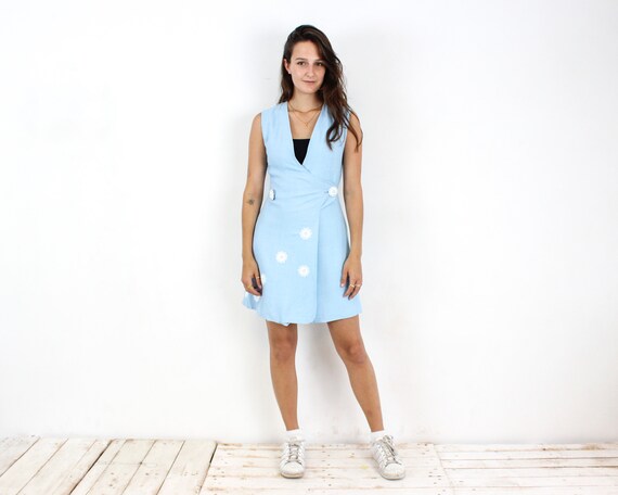 Robe croisée boutonnée cheap