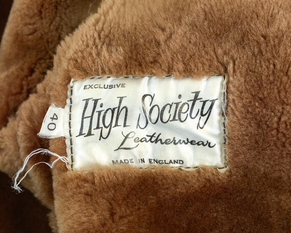 Vintage High Society Leatherwear Women M Suede Le… - image 8