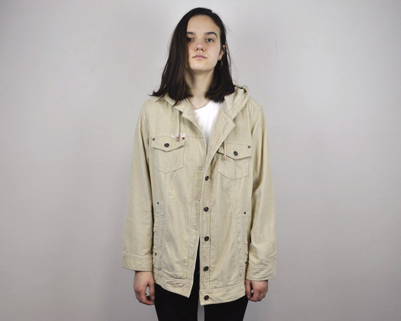 22 Corduroy Jacket Beige Vintage 
