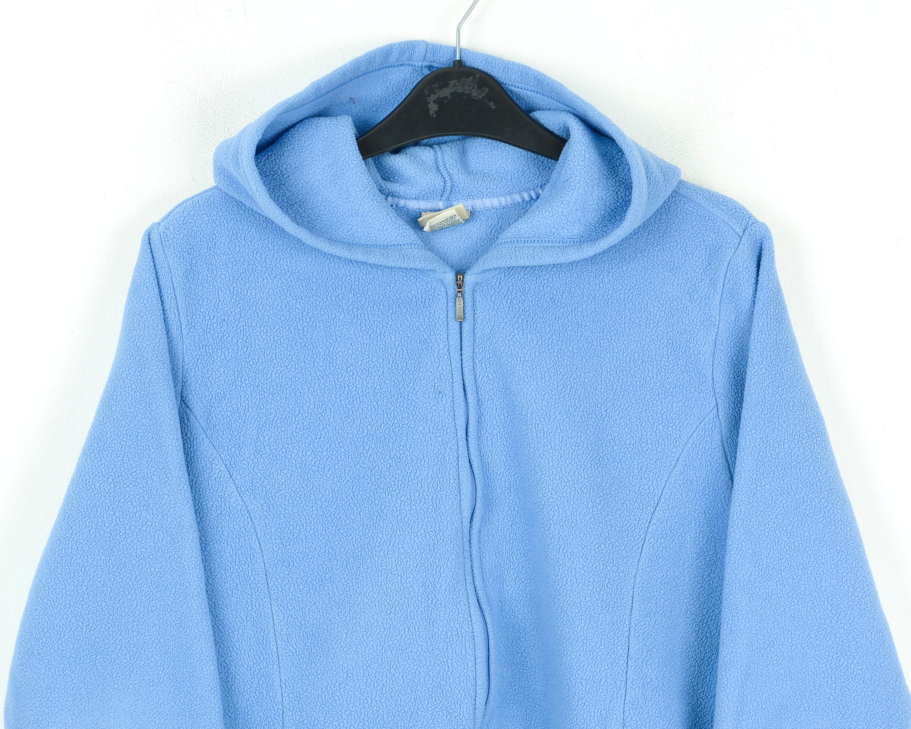 Vintage L.L. Bean Women L Hoodie Fleece Sweatshirt Jumper Blue Cardigan Full Zip up Sweater Top Hiking Camping Hooded Jacket 2v Etsy UK