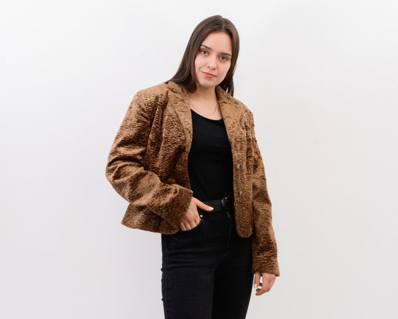 Blazer with fur hotsell