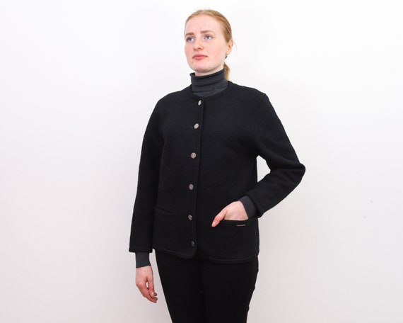 GEIGE Women's M Wool Trachten Cardigan Jacket Aust