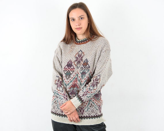 Vintage Bogner Wool M Women's Sweater Knit Jumper… - image 1