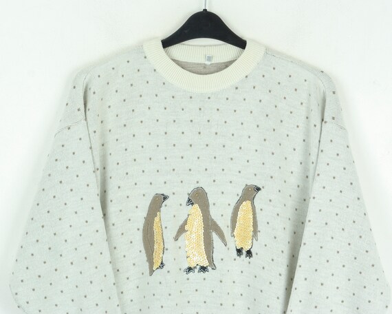 Penguin wool jumper hot sale