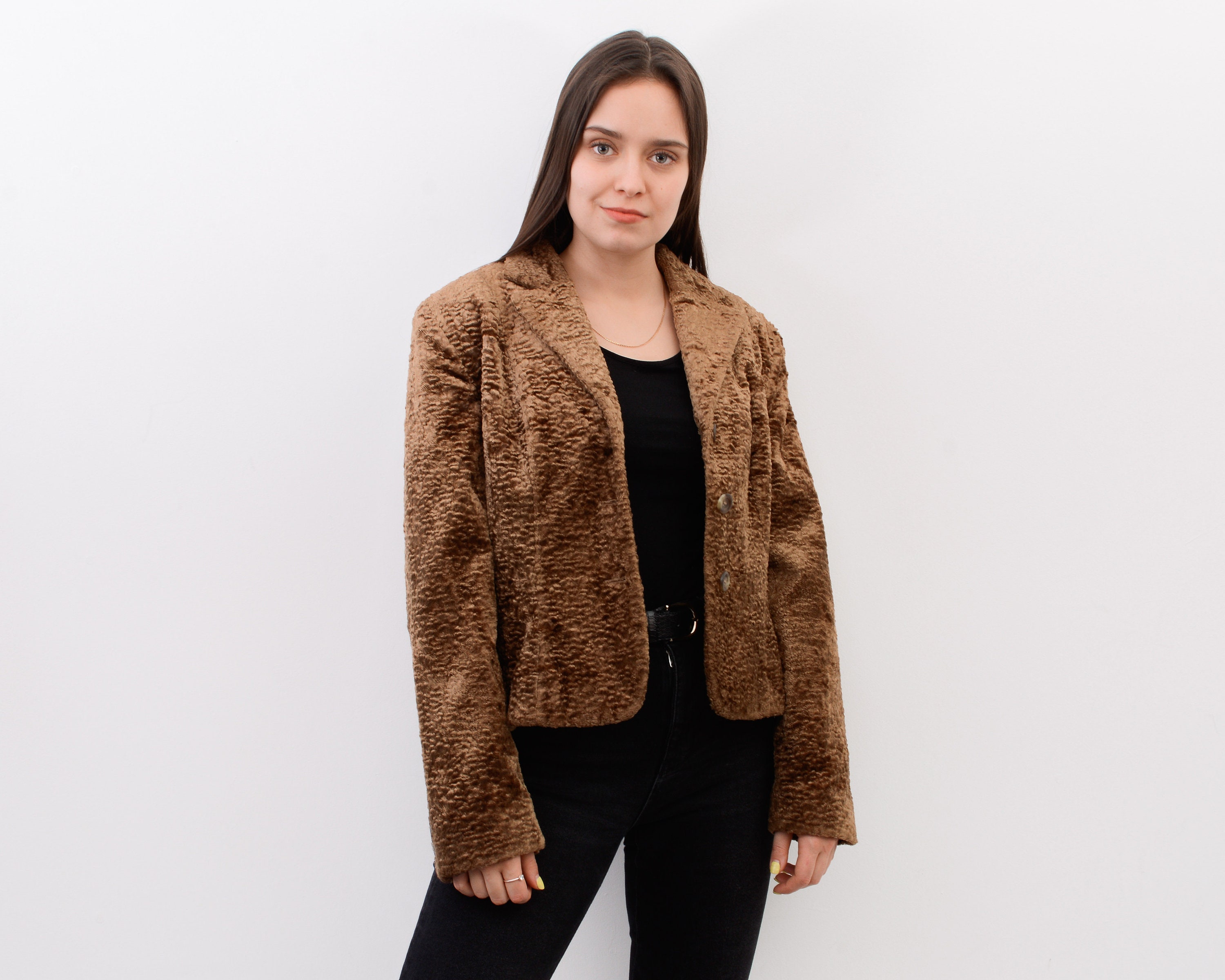 Fluffy blazer sale