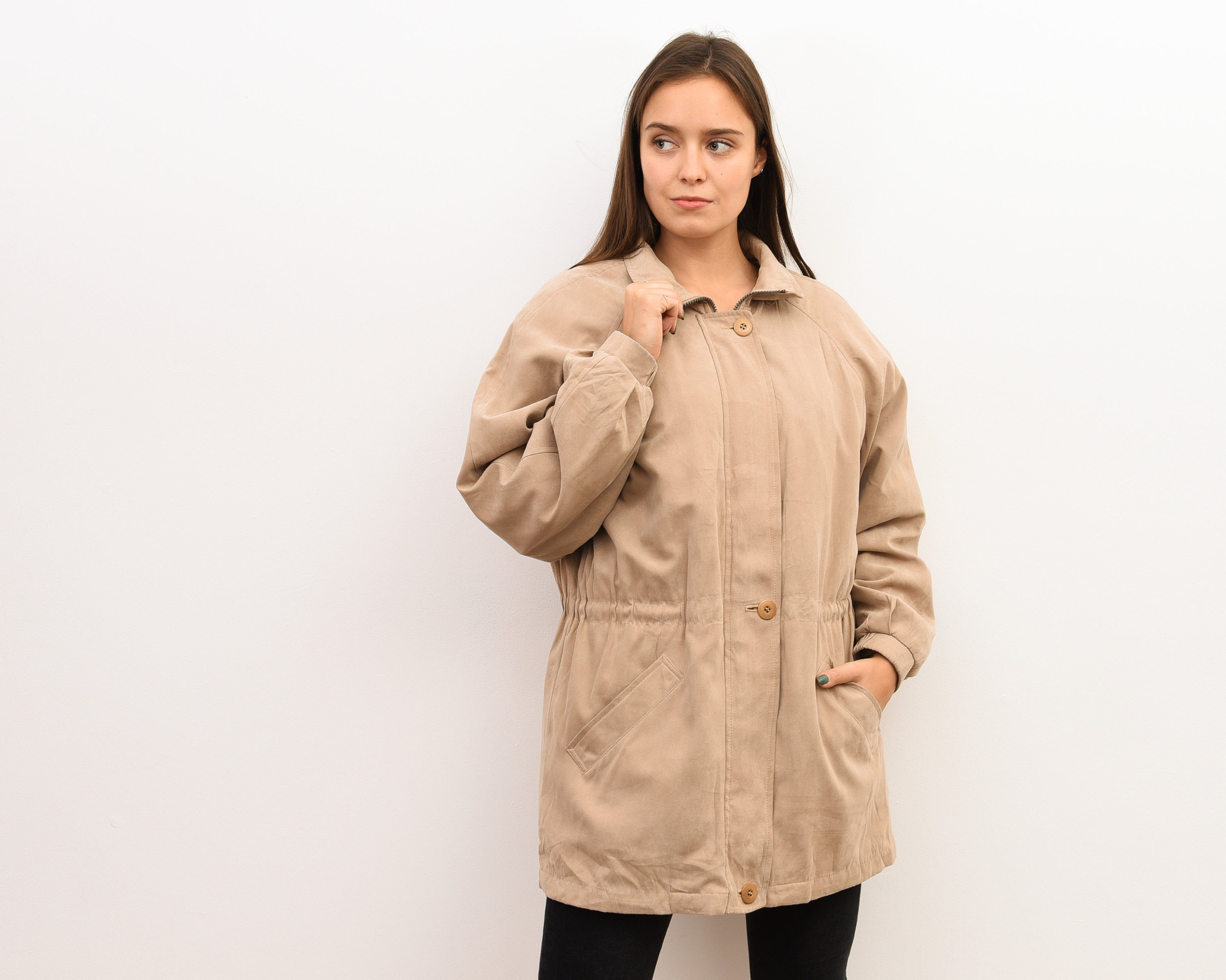 London fog parka top