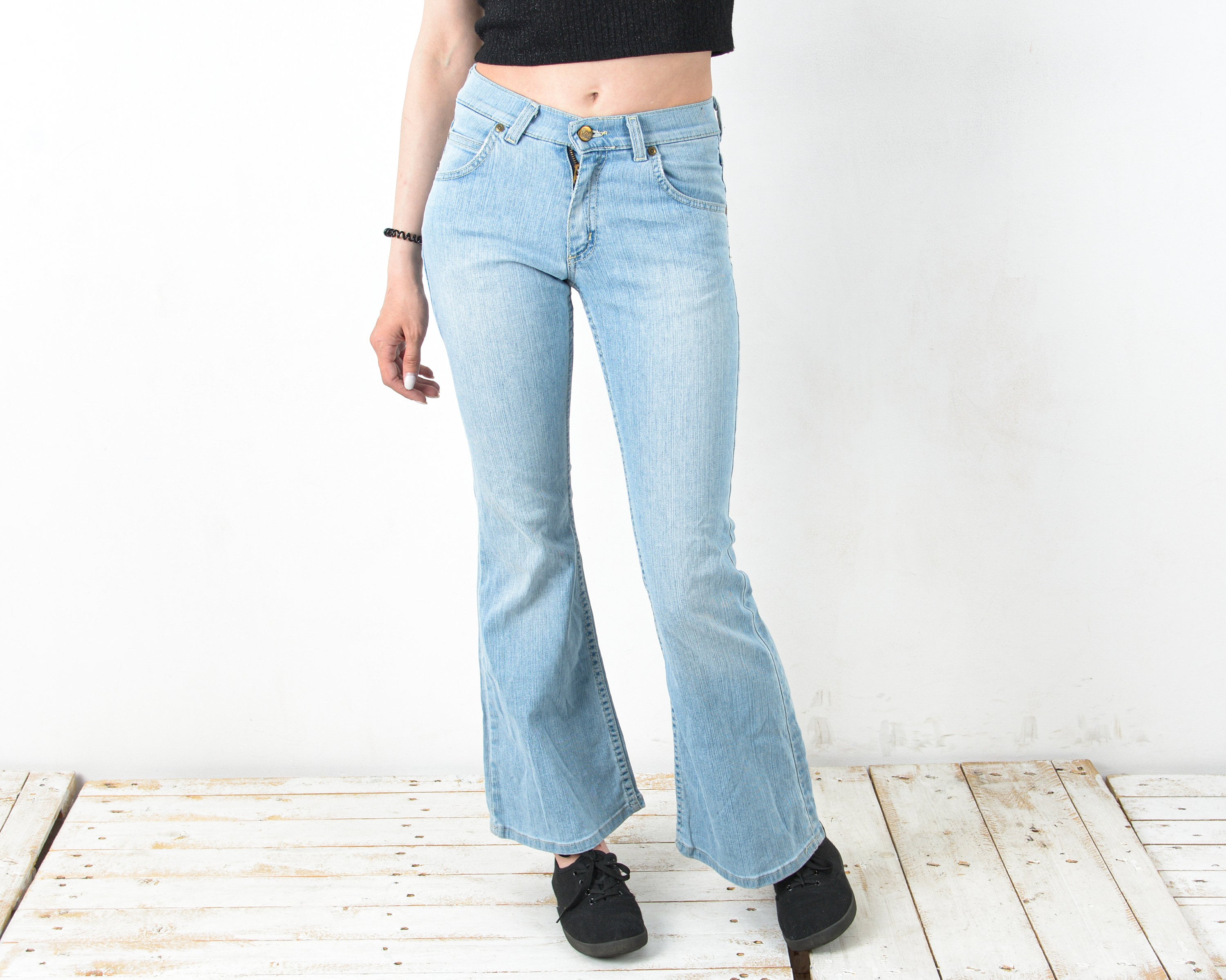 Buy Vintage LEE Felton Women XS Jeans Denim Boot Cut Pants Online in India  - Etsy