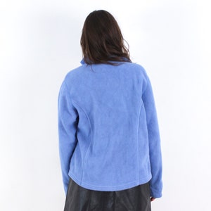 Vintage L L Bean Frauen M Regular Fleece Pullover Pullover Sweatshirt Pullover Reißverschluss Langarm Blau Sportswear 3n Bild 3