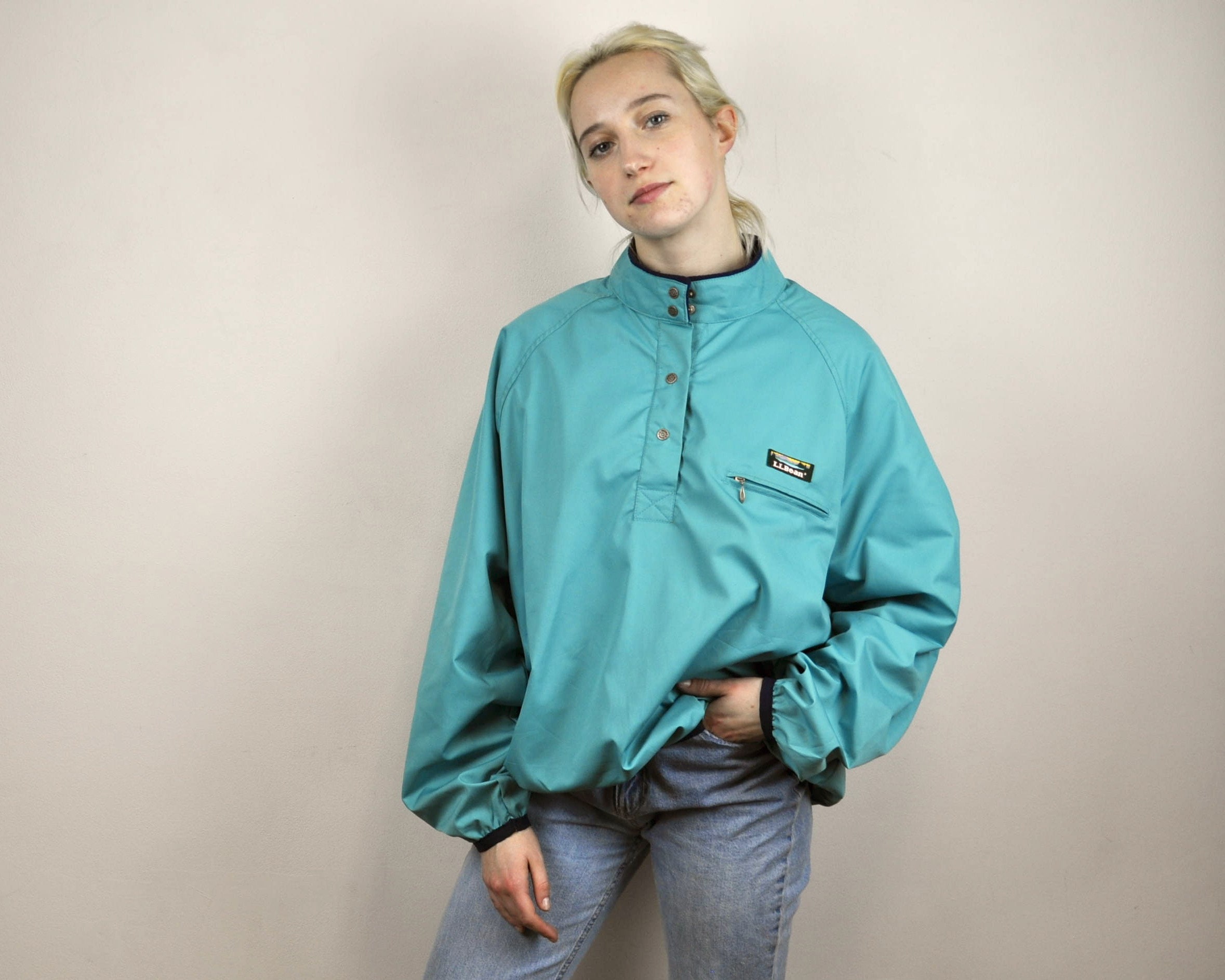 ll bean pullover windbreaker
