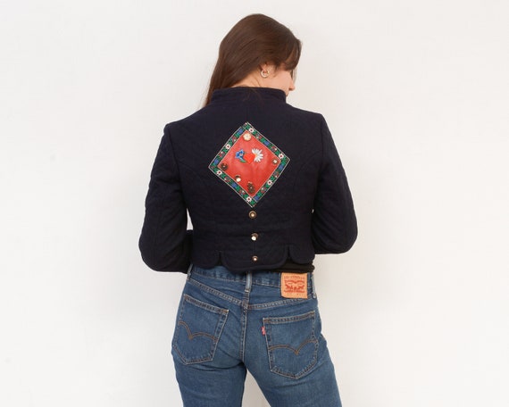 Vintage Sportalm Women M Wool Blazer Jacket Coat … - image 4