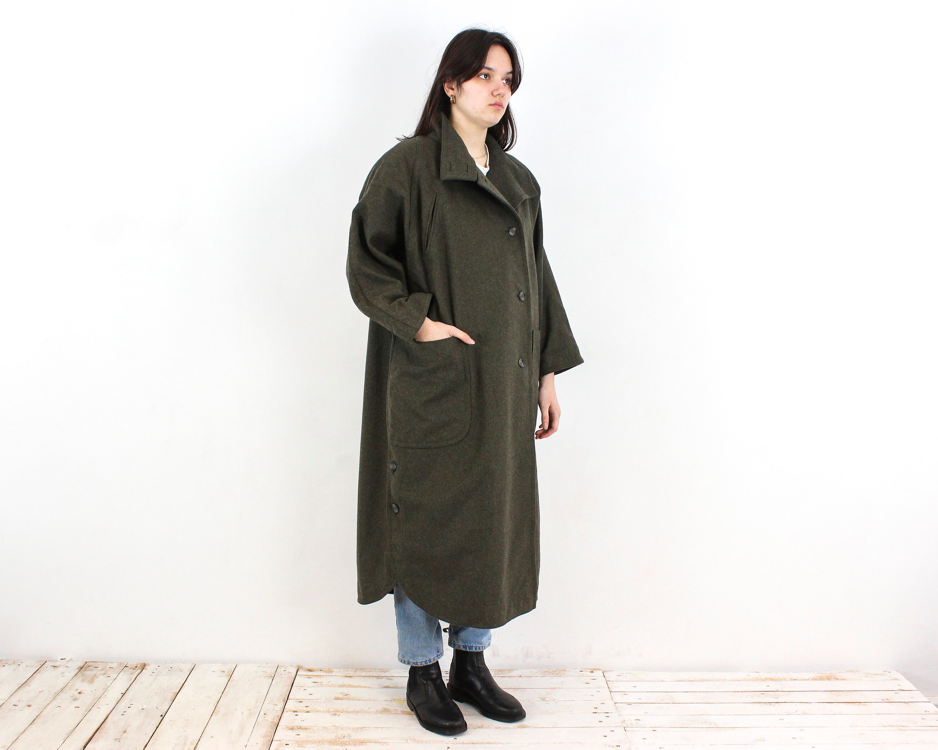 Vintage LODEN FREY Womens XL Trachten Wool Over Coat Jacket - Etsy