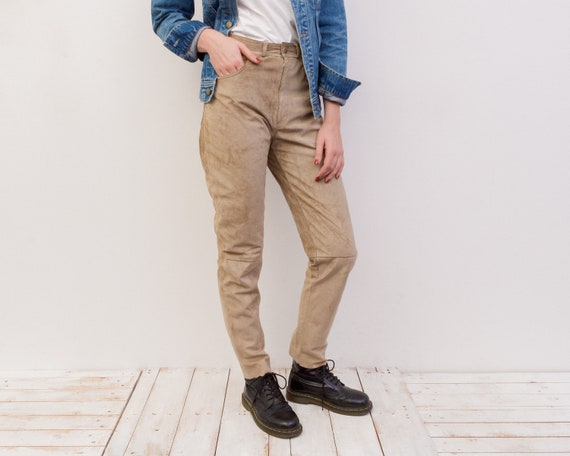 effectief Gelovige Makkelijk in de omgang Vintage Dames BIGL M Beige Suède Leren Broek Cowboy Western - Etsy België effectief Gelovige Makkelijk in de omgang Vintage Dames BIGL M Beige Suède Leren Broek Cowboy Western - Etsy België