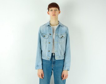 LEE x HUMAN WOMAN 1st Cowboy Jacket 【M】 Vintage LEE Slim Jacket Women M Denim Jacket, Jean Blazer