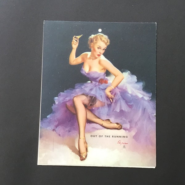 Gil Elvgren Pin Up Advertising Pamphlet September 1954