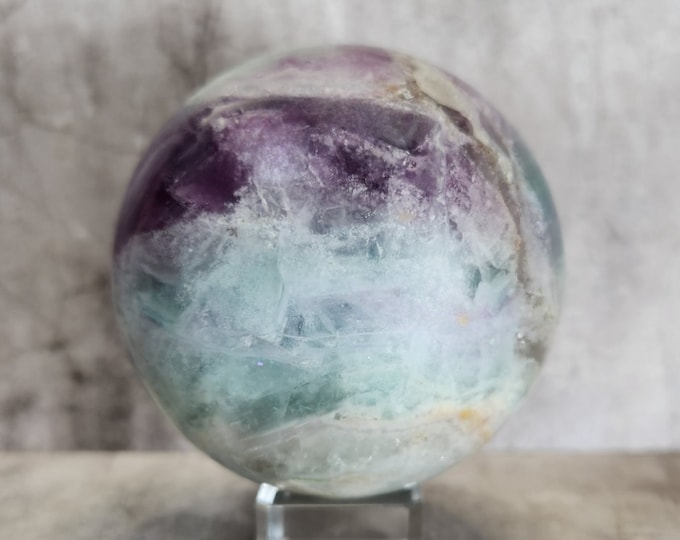 Cotton Candy Fluorite: A harmonious and balancing energy that helps create a sense of inner peace and well-being.