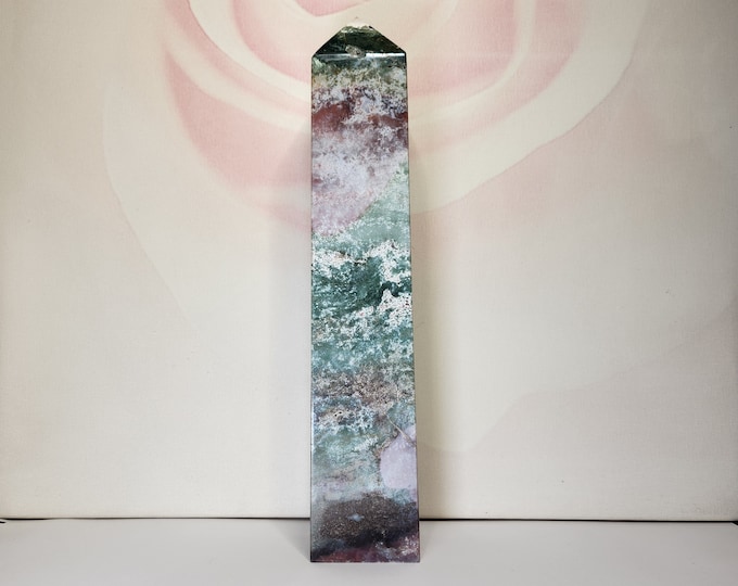 Ocean Jasper promotes emotional healing and balance. Stimulates self-love, joy and positive energy and brings inner peace.