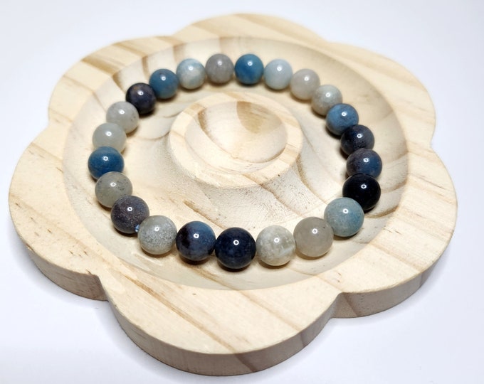 Trolleite: A rare blue-purple-grey-white gemstone. Promotes intuition, inner peace and spiritual growth.