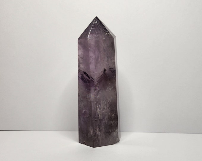 Clear Amethyst: Radiant with pure serenity. Promotes tranquility, wisdom and harmony, purifies for a balanced and peaceful life.