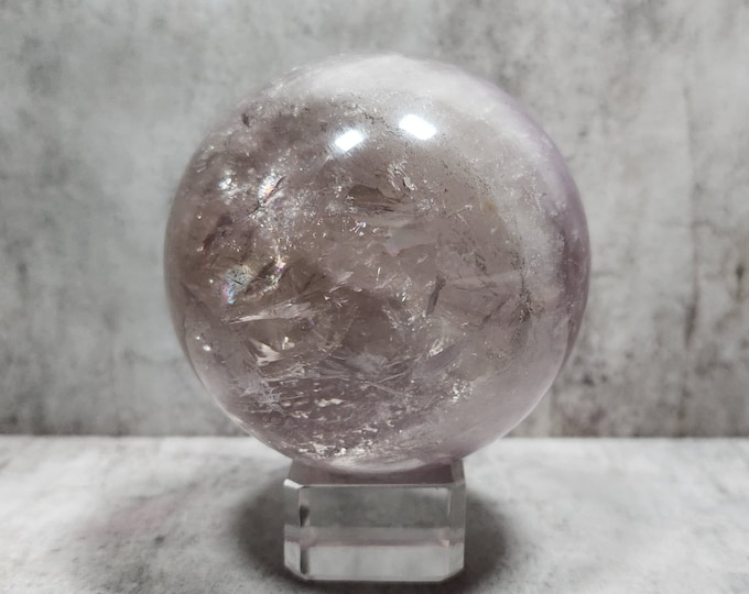 Clear Pink Amethyst: Healing properties, promoting love, compassion and spiritual growth, while bringing peace and harmony.