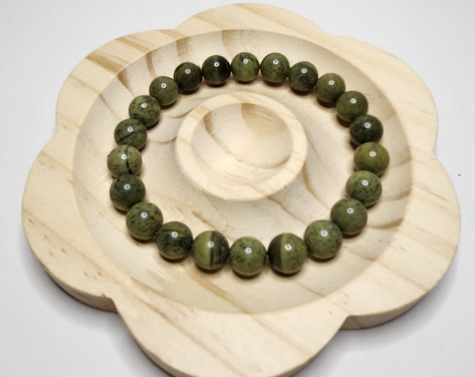Tibetan Jade: Healing and protective, promotes balance, harmony and peace of mind. Powerful energy and connection to ancient traditions