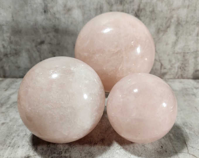 Rose Quartz: Loving, calming. Promotes self-acceptance and harmony. Opens the heart to love and emotional well-being.