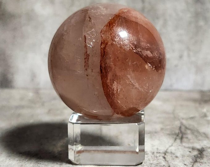 Fire Quartz Ball: Unleash your inner fire with strength and determination symbolizes, and helps in overcoming obstacles.