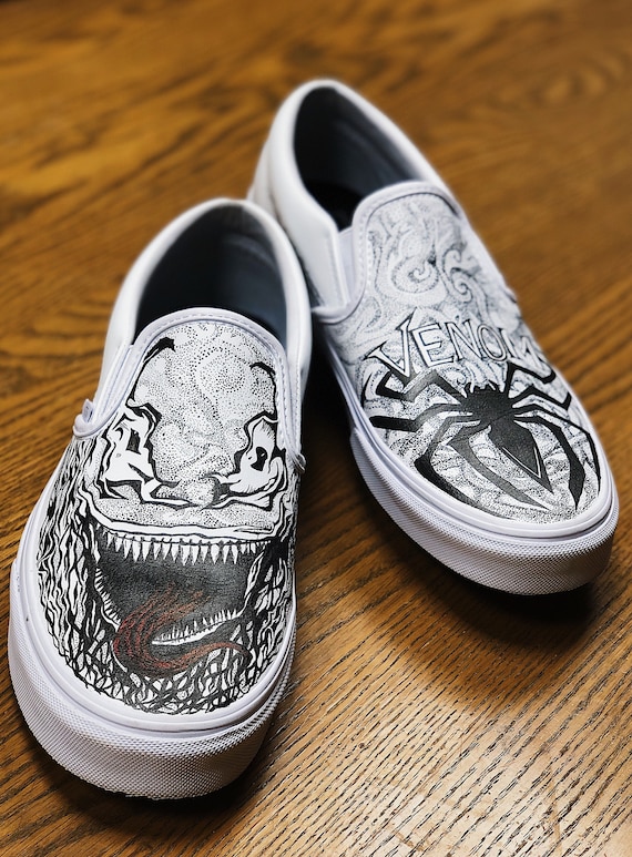 vans custom marvel