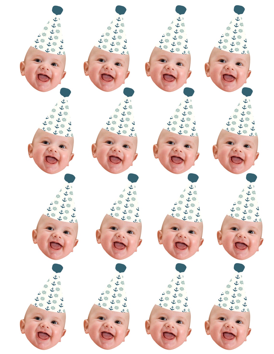 1st Baptismal Cupcake Toppers Etsy