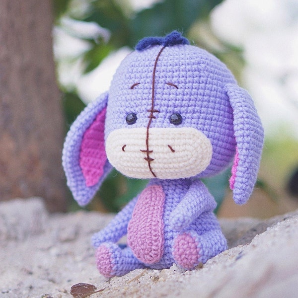 PDF Pattern-Crochet Amigurumi | Donkey Pattern Digital Download in English | Cute Crochet Pattern