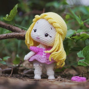 PDF Pattern-Crochet Amigurumi | Princess Pattern Digital Download in English | Cute Crochet Pattern