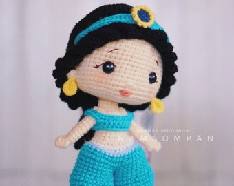 PDF Pattern-Crochet Amigurumi | Princess Pattern Digital Download in English | Cute Crochet Pattern