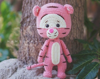 PDF Pattern-Crochet Amigurumi | Tiger Pattern Digital Download in English | Cute Crochet Pattern