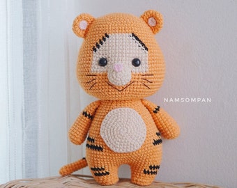 Crochet Tiger Amigurumi Pattern | Cute Animal Toy (PDF Pattern)