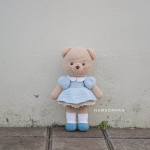 Crochet Bear Amigurumi Pattern | Dress Outfit (PDF Pattern)