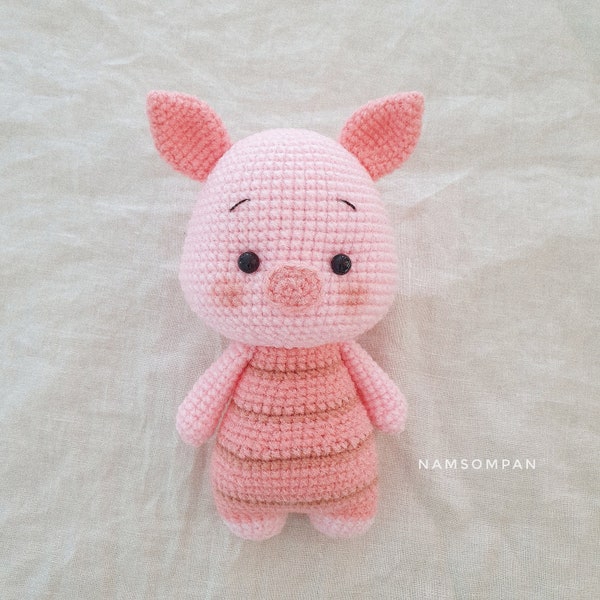 PDF Pattern-Crochet Amigurumi | Pig Pattern Digital Download in English | Cute Crochet Pattern
